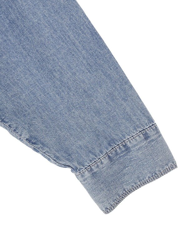 Green Parks シアーデニムシャツワンピース Indigo