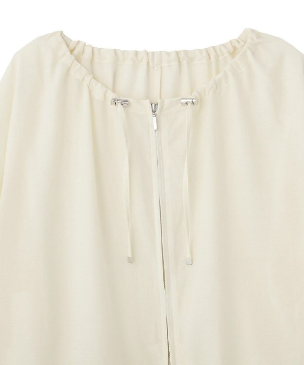 Green Parks ドロストネックシアーブルゾン Ecru