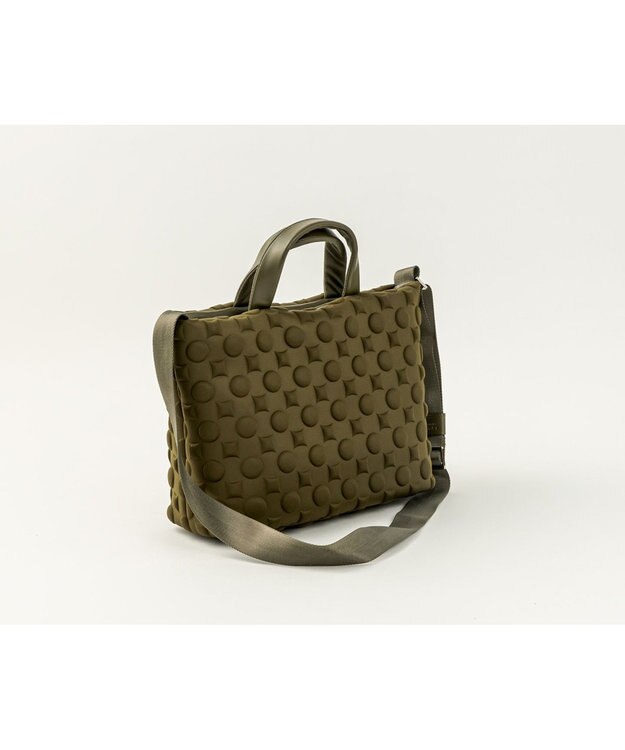 MIYABIYA 【撥水加工】La quoh with kirakaracho 2wayトート 鶯（カーキ）