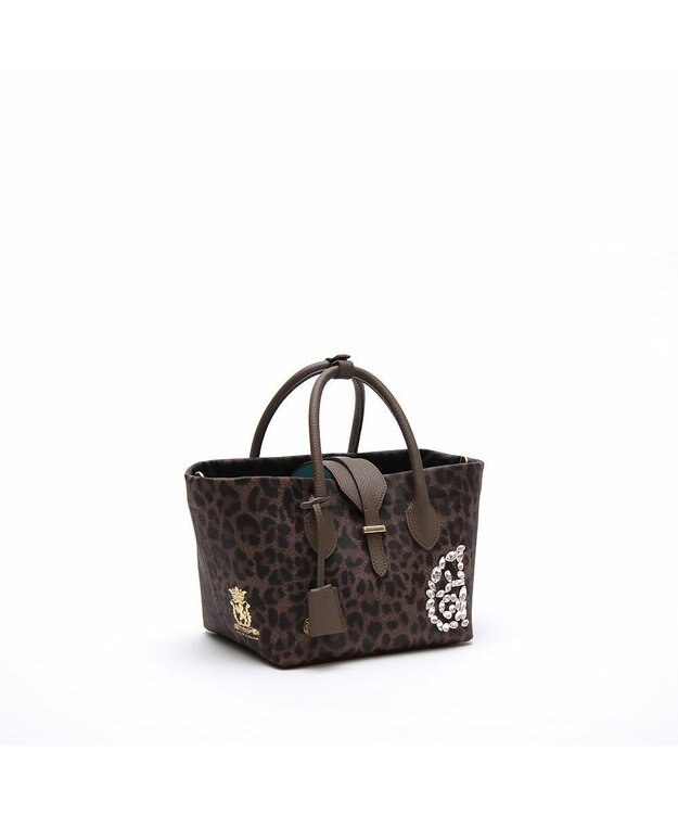 A.D.M.J. 【牛革】フィバナイラ/キューブトート21cm(ショルダーストラップ付) エスプレッソ