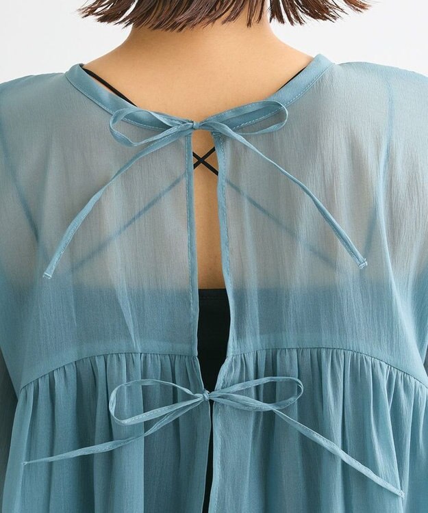 Green Parks ２ＷＡＹ　シアーギャザーチュニック Green