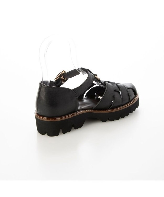 ing <ing>ボリュームソールグルカサンダル ブラック