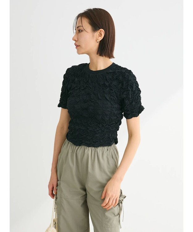 Green Parks ・ＳＵＧＡＲ　ＳＰＯＯＮ　シャーリングプルオーバー Black