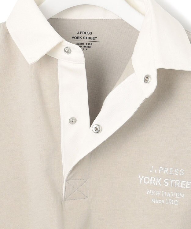 J.PRESS YORK STREET 【UNISEX】オーバーシルエット ラガーシャツ ベージュ系