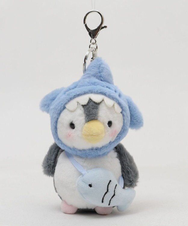 WEGO おでかけペンギンぬいぐるみキーホルダー ブルー
