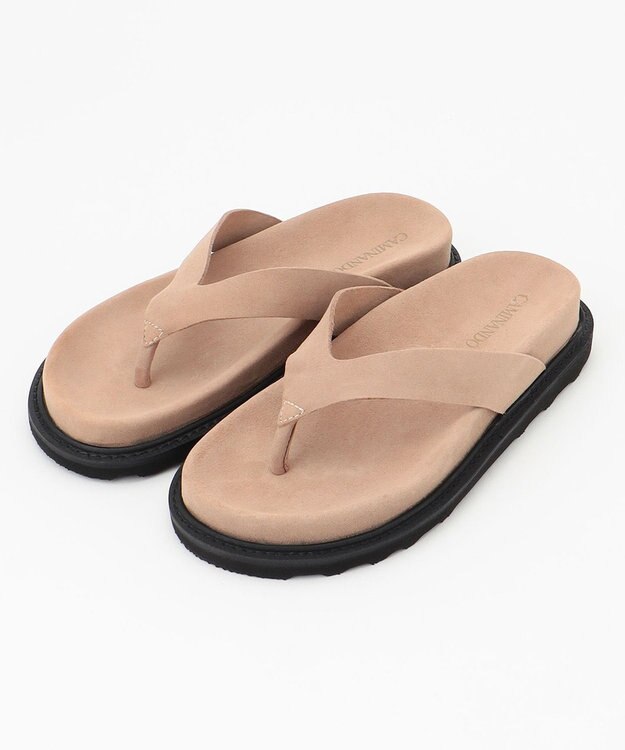 23区 CAMINANDトング サンダル ベージュ系