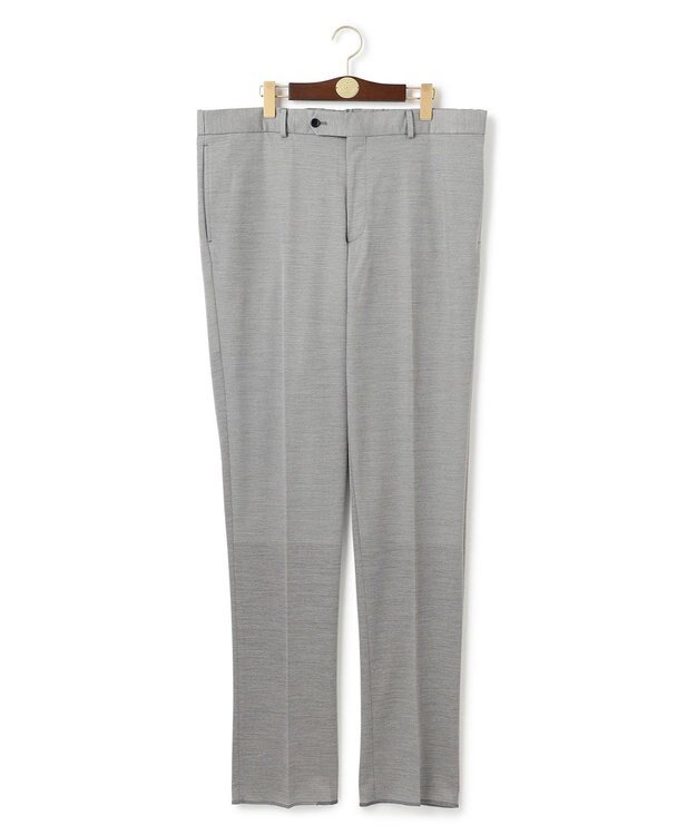 J.PRESS MEN 【KING SIZE】【J.PRESS-POOL WOOL】【ストレッチ / 洗える / 吸水速乾/ 接触冷感】ジャージーセットアップ スラックス ライトグレー系