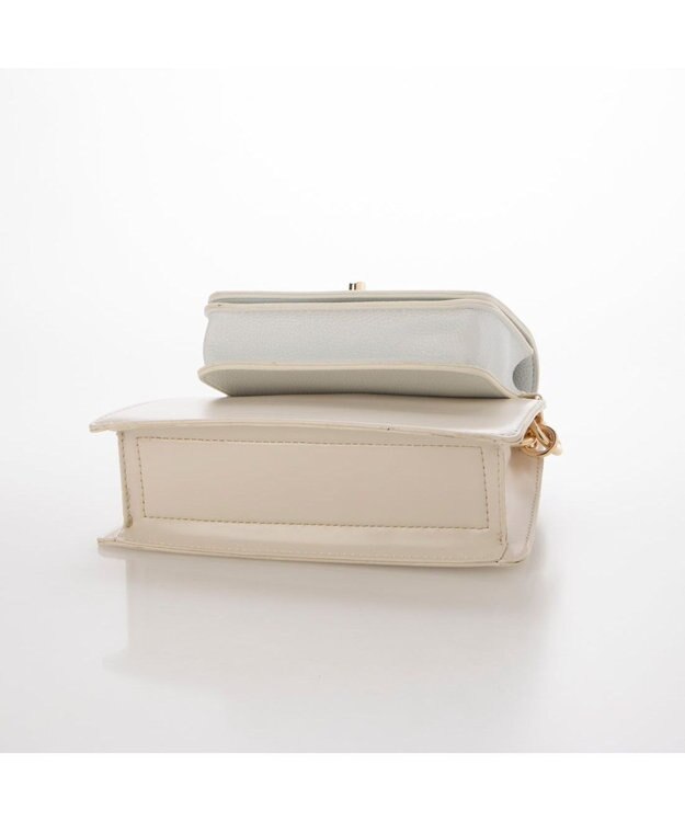 UNBILLION カシュカシュ cachecache / チェーンミニバッグ2個セットショルダー アイボリー