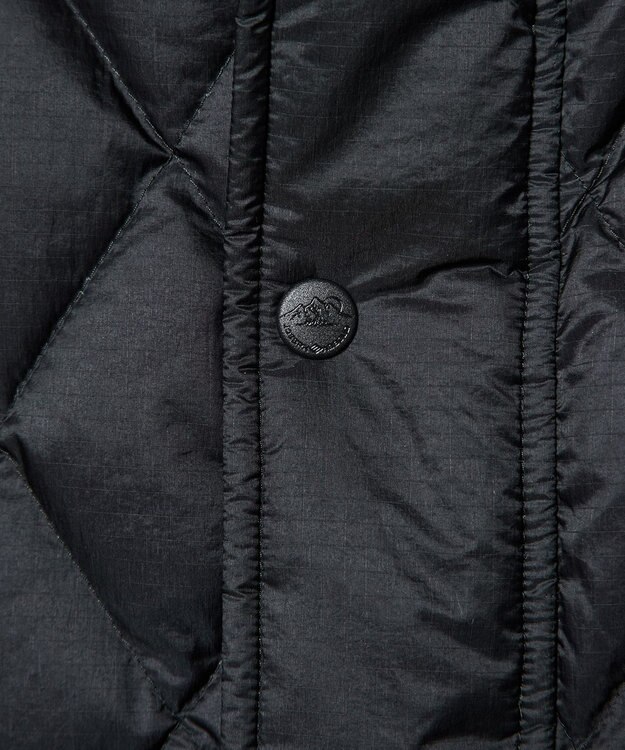 JOSEPH ABBOUD MOUNTAIN 【軽量/撥水】 フーデットキルティング ダウンブルゾン ネイビー系