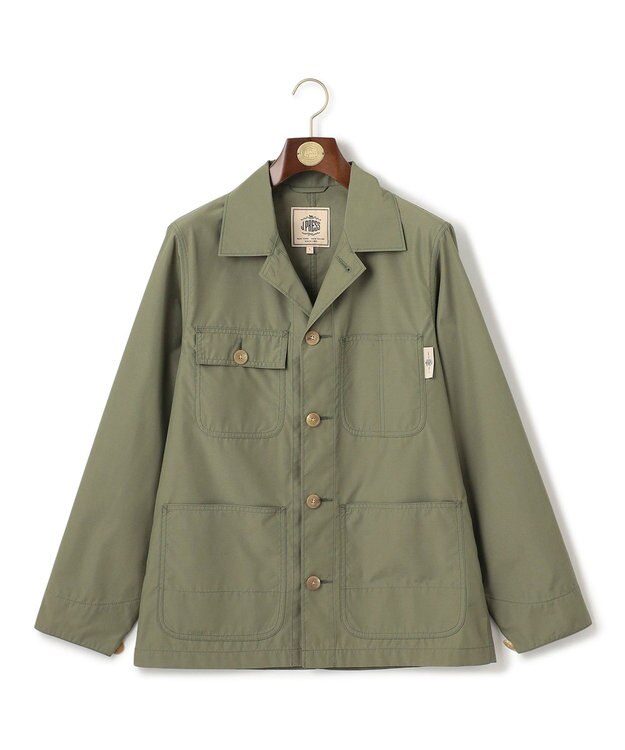J.PRESS MEN グリストーンタフタ カバーオールジャケット カーキ系