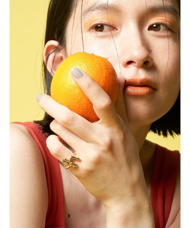 AMERICAN HOLIC イニシャルリングＧＬＤ H