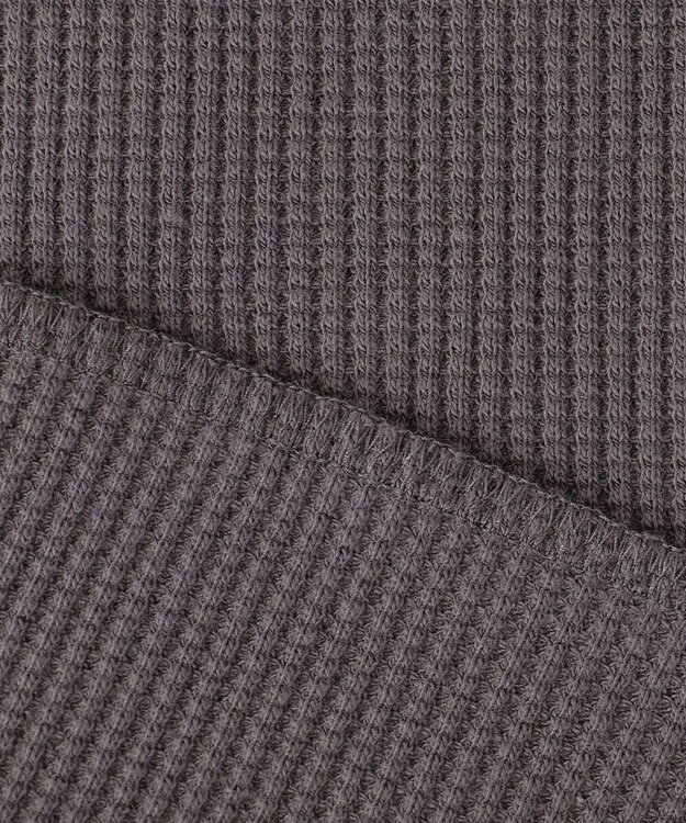 23区 【SACRA】ベアワッフル カットソー チャコールグレー系