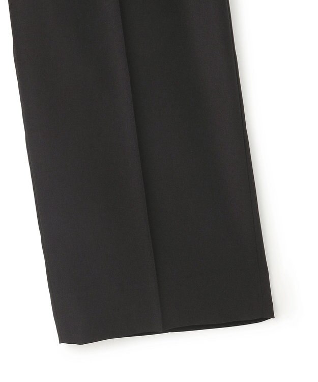 ICB L 【先行予約・WEB限定カラーあり】FluidBackSatin ワイドパンツ ブラック