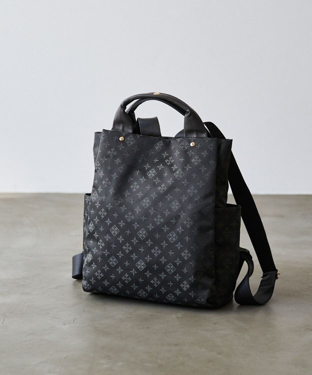 russet ナイロンジャガード2ハンドルリュックサック(SF-220) D.Gray