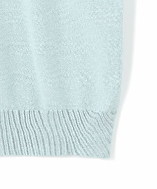 UNFILO MENS スタイリッシュ ニット プルオーバー スモーキーグリーン