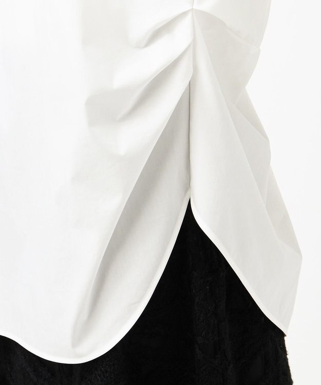 23区 S 【GOLD LABEL】ライトタフタ マルチブラウス ホワイト系