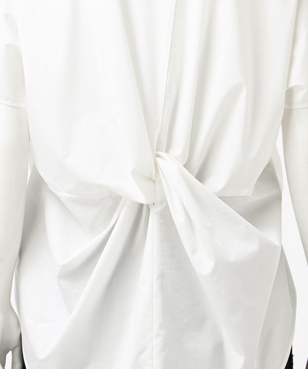 23区 S 【GOLD LABEL】ライトタフタ マルチブラウス ホワイト系