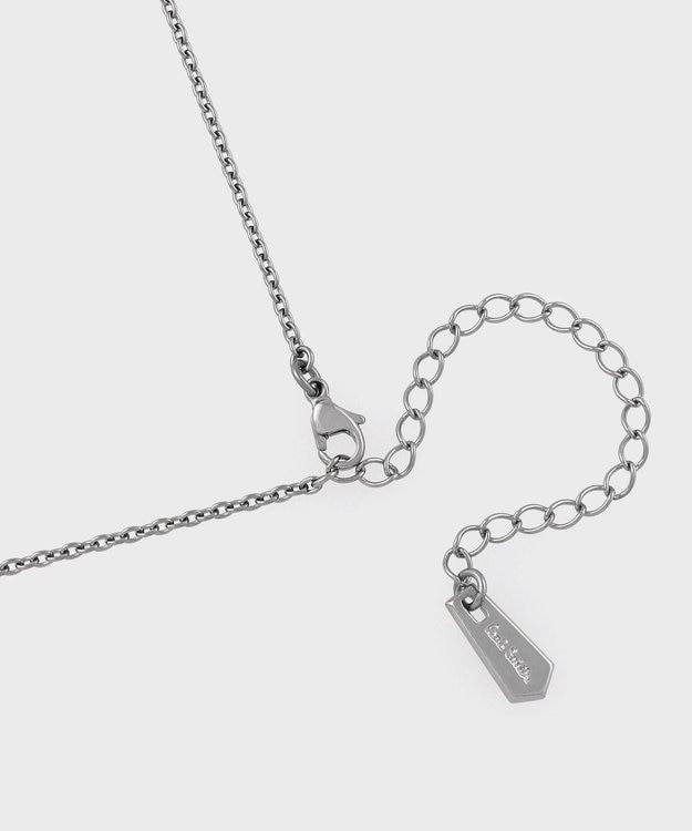 Paul Smith Bicolor Logo ネックレス シルバー