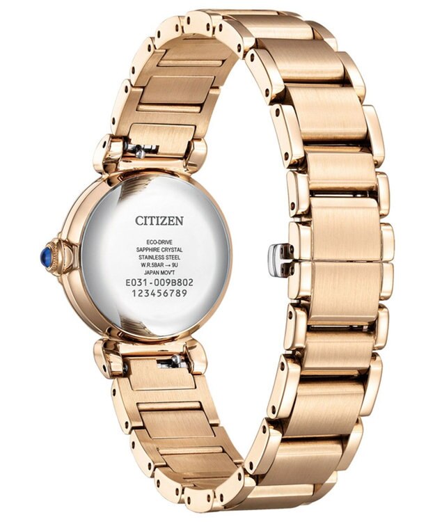 CITIZEN 【エレガントな白蝶貝文字板】ジュエリーライクなデザイン CITIZEN L 光発電エコ・ドライブ 電池交換不要 白蝶貝