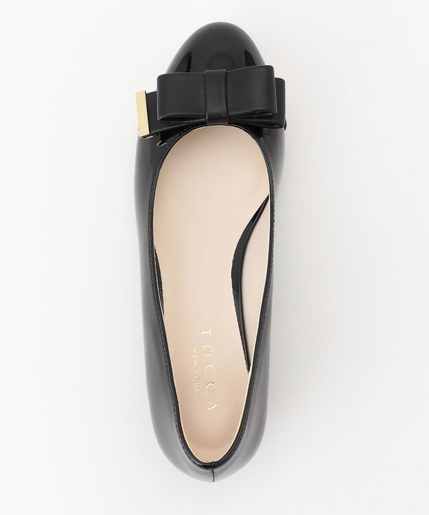 TOCCA 【晴雨兼用】NUANCE RIBBON RAINPUMPS レインパンプス ブラック系