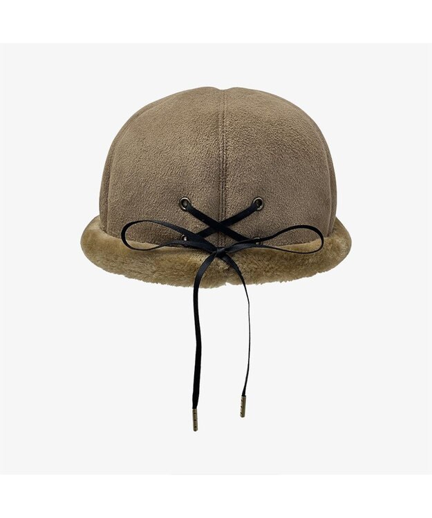 林八百吉商店 un chapeau  ムートンキャップ ブラウン