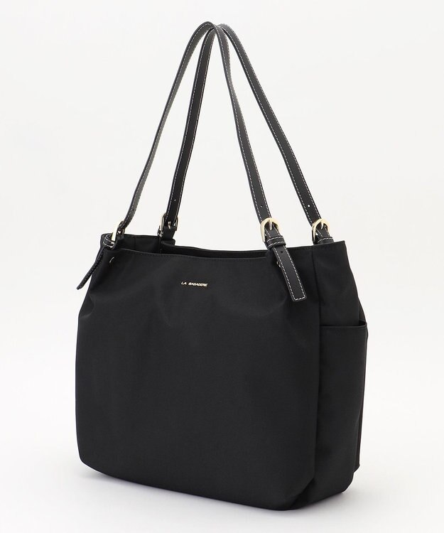 LA BAGAGERIE ポリエステルキャンバス　A4トート ブラック