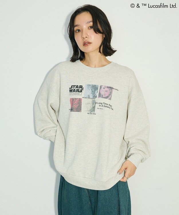 Green Parks ＳＴＡＲ　ＷＡＲＳ／プリントスウェット Oatmeal