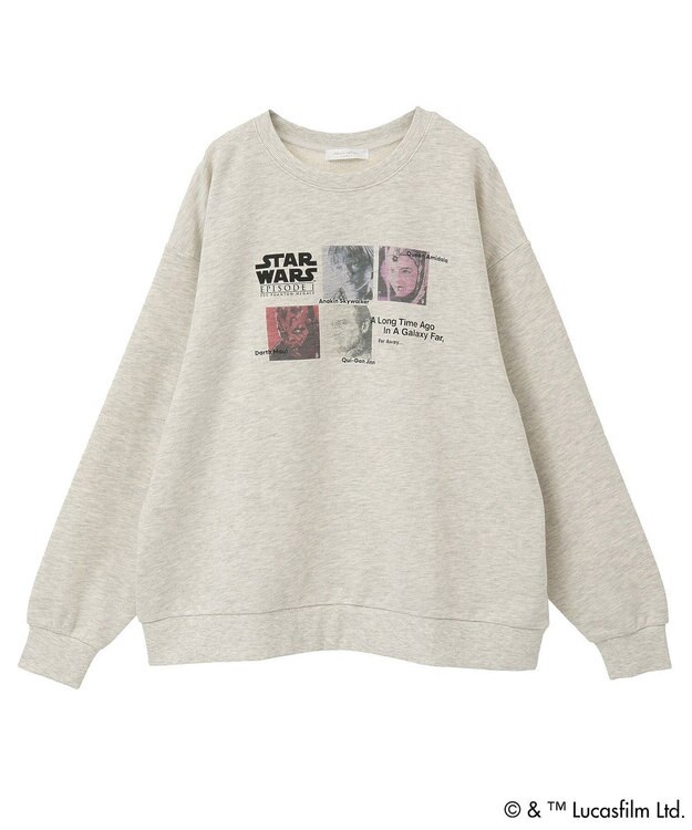 Green Parks ＳＴＡＲ　ＷＡＲＳ／プリントスウェット Oatmeal