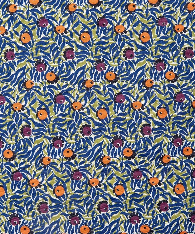 LIBERTY. ハックルベリー ティータオル ブルー