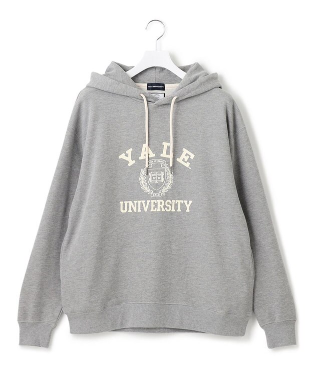 J.PRESS YORK STREET 【UNISEX】YALE裏毛パーカー ライトグレー系