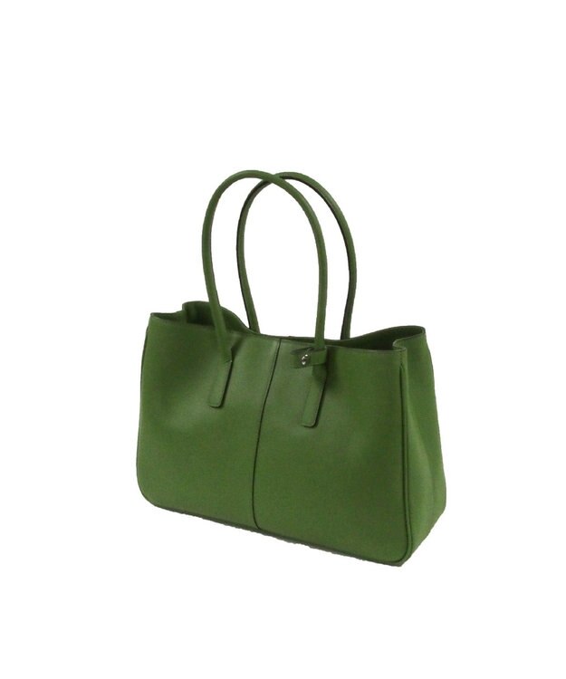 MIYABIYA 【日本製・本革】CRESCEND ベガ A4 軽量トートバッグ グリーン