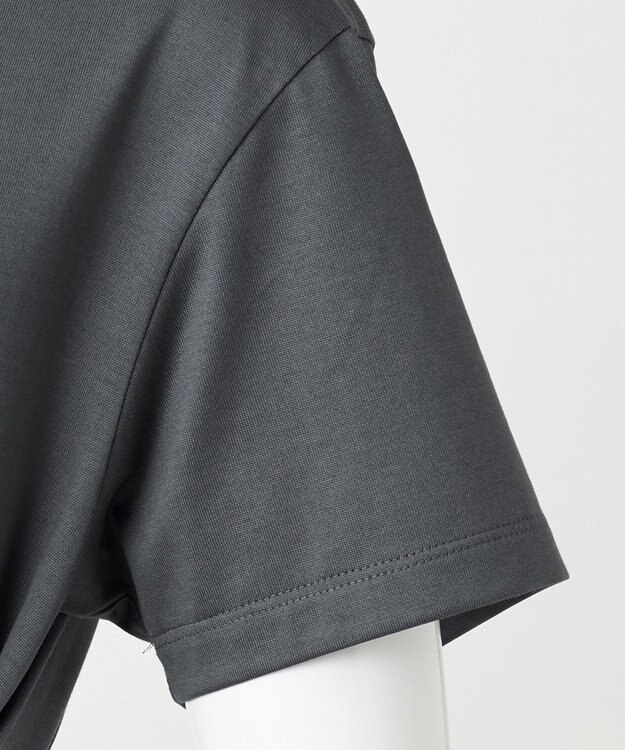 23区 L 【エステータ】スーピマシングルジャージー サッシュデザイン カットソー グレー系