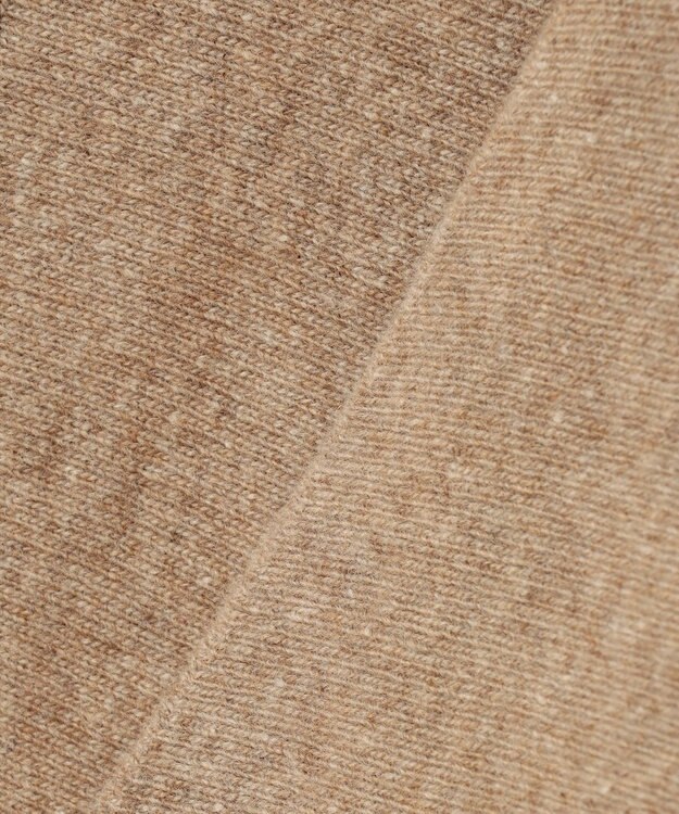 J.PRESS LADIES 【洗える】BONNY Vネック ニット アウター キャメル系