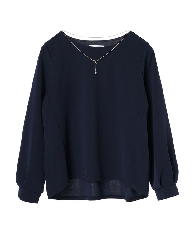 Green Parks ＳＥＴ２点　ネックレス＋プルオーバー Navy