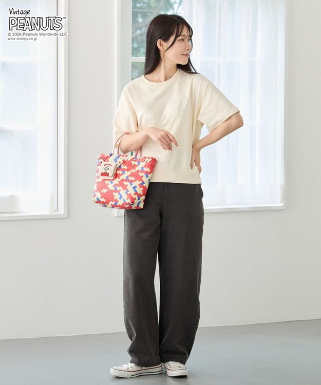 ROOTOTE 8510【ルートート】スヌーピー IP.デリバスケット.ピーナッツ-1G 02：ドッグハウス