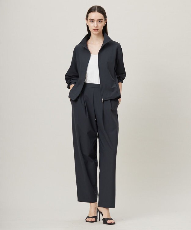 ICB 【接触冷感・UVカット・防シワ・洗える】 アトラストリコット ブルゾン チャコール系