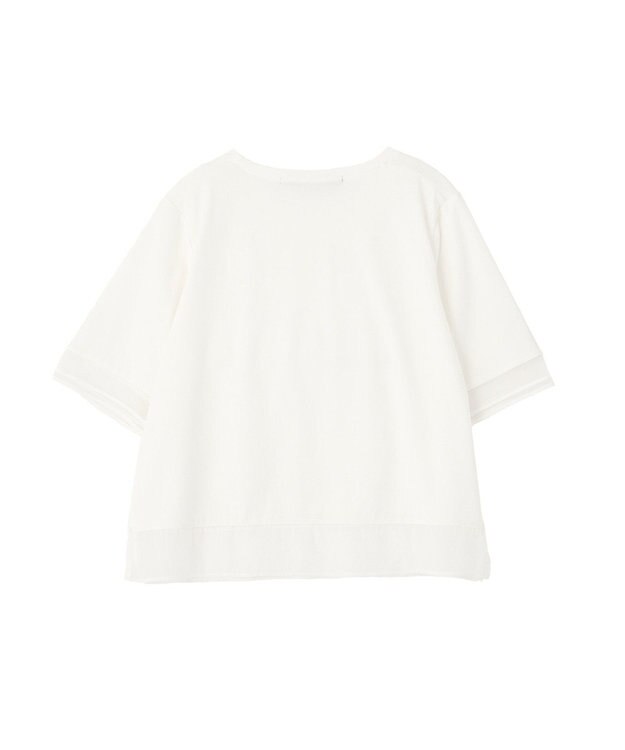 YECCA VECCA シアーMIXプルオーバー Off White