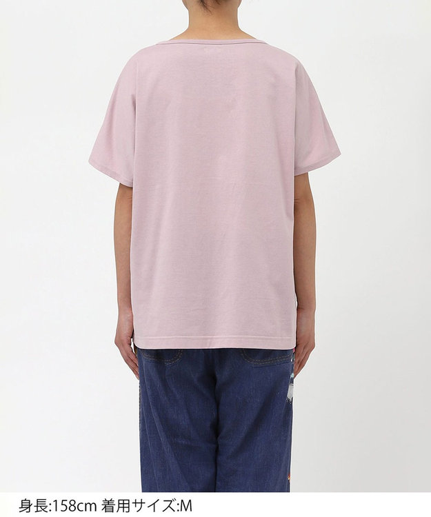 tsumori chisato SLEEP ツモリチサト トップス ルームウエア 4分袖 綿100%(本体) 天竺素材 レディース UTT147 /ワコール ピンク