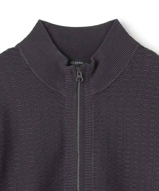 JOSEPH HOMME 【WEB・一部店舗限定  】  ライトヴィスコース　ジップアップカーディガン グレー系