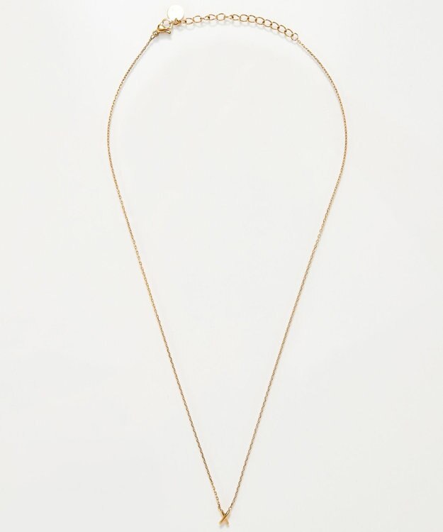 Phoebe 【数量限定】クロスネックレス&ビジューフートピアスセット/BOX&ショッパー付き ゴールド