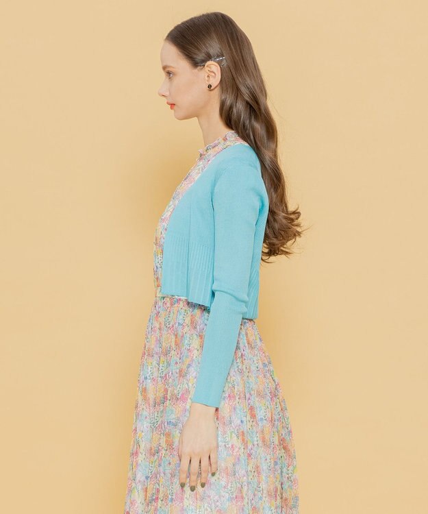 TOCCA 【洗える！】AJISAI ボレロ ターコイズブルー系