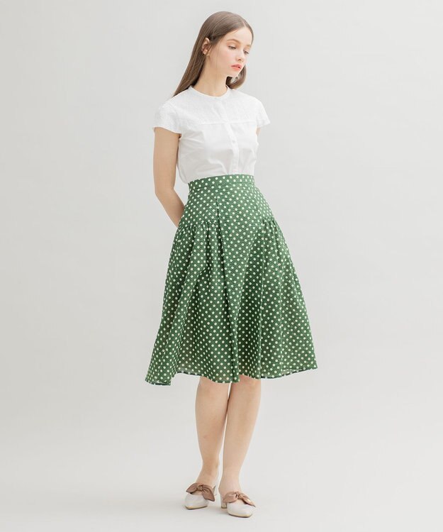 TOCCA 【洗える！】GLASS ブラウス ホワイト系