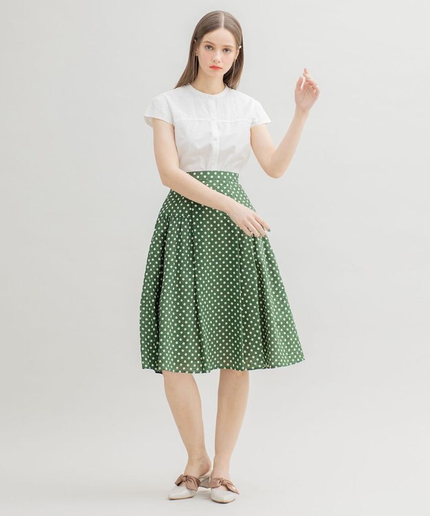 TOCCA 【洗える！】GLASS ブラウス ホワイト系