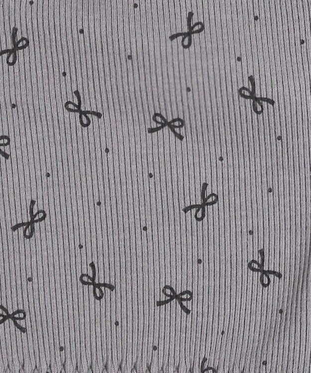 WEGO 【ハーフトップ＆ショーツセット】Liliane　Ciel　リボンドット グレー