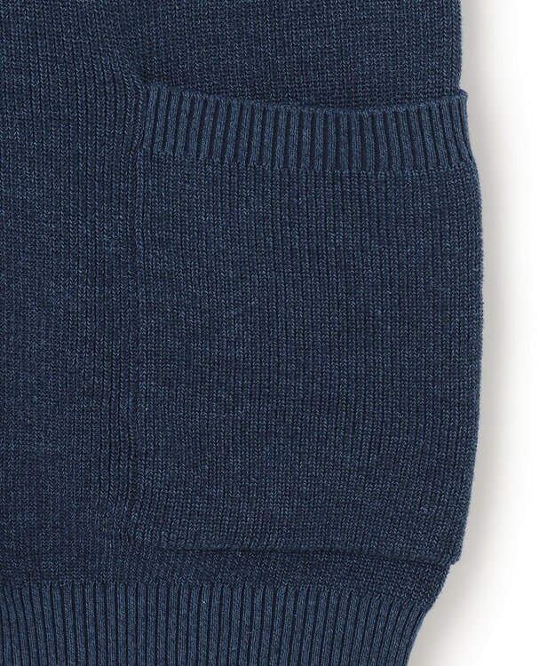 J.PRESS YORK STREET 【UNISEX】デニムルックカーディガン サックスブルー系