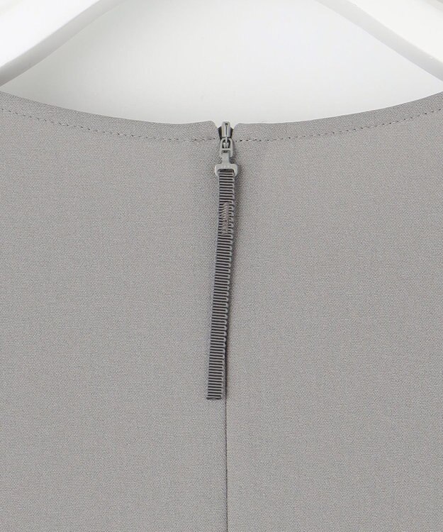 自由区 【洗える】ハイツイストプルオーバー ブラウス グレー