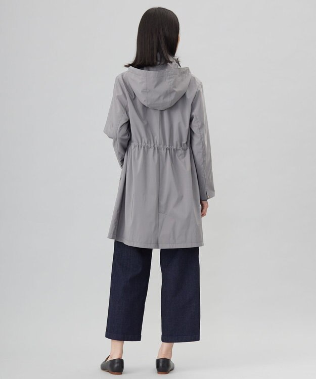 J.PRESS LADIES S 【洗える・撥水】Artirosa モッズ コート モカグレー系