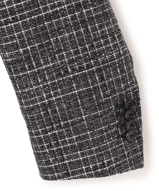 JOSEPH HOMME カスリライトツィード　ジャケット グレー系3