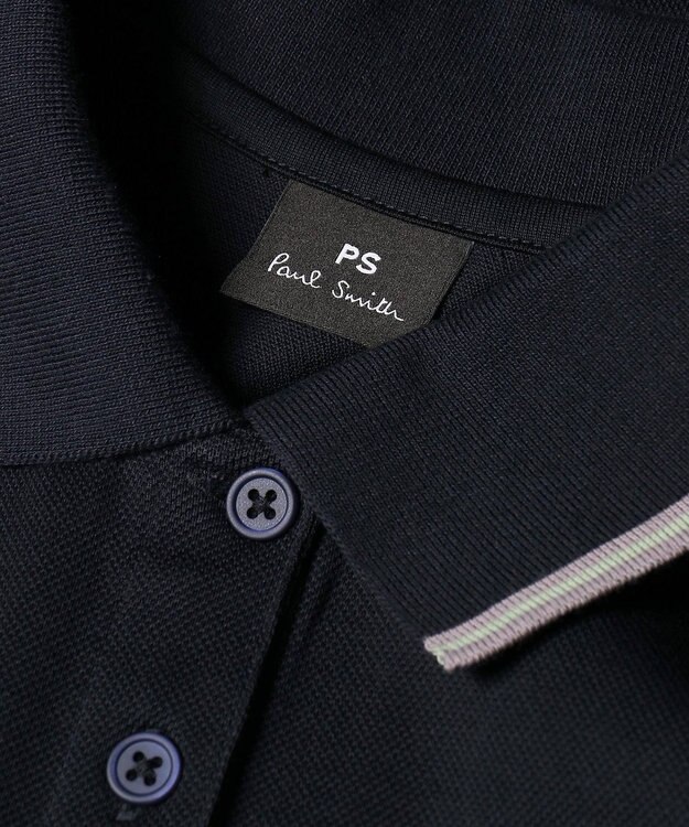 Paul Smith  ゼブラ ティップライン ポロシャツ ネイビー