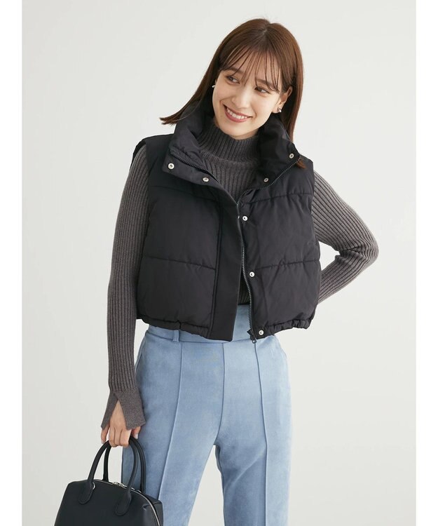 Green Parks ・Ｐｅｔｉｔ　Ｆｌｅｕｒ　ナカワタショートベスト Black